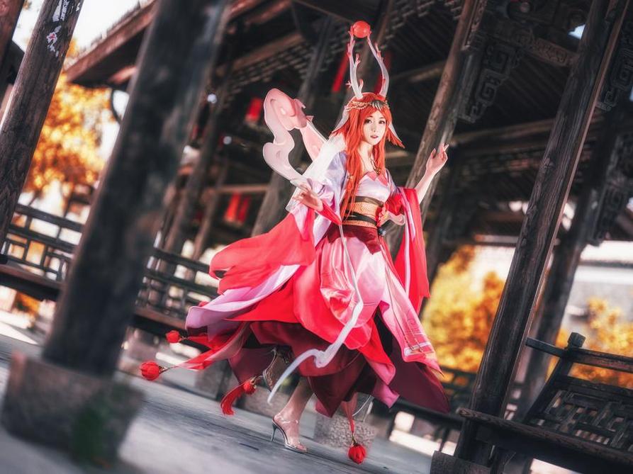 摄影yui金鱼cosplay心灵骇客：魔法镜头见证幻梦般存在